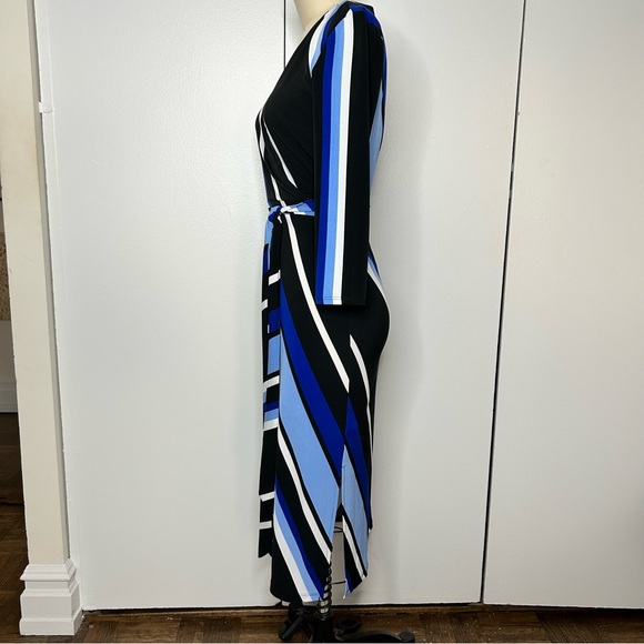 INC International Concepts Faux Wrap Midi Dress - Picture 4 of 11